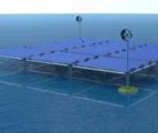 Une plate-forme maritime qui combine énergie solaire, éolienne et hydrolienne