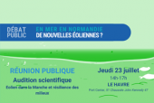 Débat de Normandie pour une 4ème zone propice : Réunion scientifique le 23 juillet au Havre